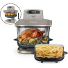 Ninja CRISPi PRO XL, Friteuse sans huile, bols 5,7l et 2,3l AS090EUSD | 5 modes de cuisson prédéfinis, avec contenants en verre 