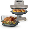 Ninja CRISPi PRO XL, Friteuse sans huile, bols 5,7l et 2,3l AS090EUSD | 5 modes de cuisson prédéfinis, avec contenants en verre 