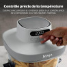 Ninja CRISPi PRO XL, Friteuse sans huile en verre, 5 modes de cuisson prédéfinis, avec contenants en verre CleanCrisp de 5,7 l e