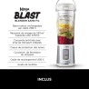Ninja Blast Blender portable, 530 ml, couvercle résistant aux fuites et bec verseur, mini blender sans fil puissant, rechargeabl