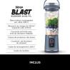 Ninja Blast Blender portable, 530 ml, couvercle résistant aux fuites et bec verseur, mini blender sans fil puissant, rechargeabl