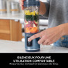 Ninja Blast Blender portable, 530 ml, couvercle résistant aux fuites et bec verseur, mini blender sans fil puissant, rechargeabl