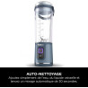 Ninja Blast Blender portable, 530 ml, couvercle résistant aux fuites et bec verseur, mini blender sans fil puissant, rechargeabl