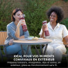 Ninja Blast Blender portable, 530 ml, couvercle résistant aux fuites et bec verseur, mini blender sans fil puissant, rechargeabl