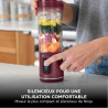 Ninja Blast Blender portable, 530 ml, couvercle résistant aux fuites et bec verseur, mini blender sans fil puissant, rechargeabl