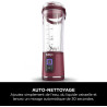 Ninja Blast Blender portable, 530 ml, couvercle résistant aux fuites et bec verseur, mini blender sans fil puissant, rechargeabl