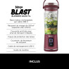 Ninja Blast Blender portable, 530 ml, couvercle résistant aux fuites et bec verseur, mini blender sans fil puissant, rechargeabl