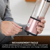 Ninja Blast Pack de 2 blenders portables de 530 ml, couvercle anti-fuite et bec verseur, sans fil, rechargeable, smoothies, shak