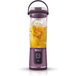 Ninja Blast Blender portable, 530 ml, rechargeable et sans fil BC151EUPR | couvercle résistant aux fuites et bec verseur, mini b