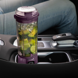 Ninja Blast Blender portable, 530 ml, rechargeable et sans fil BC151EUPR | couvercle résistant aux fuites et bec verseur, mini b