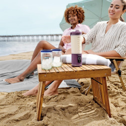 Ninja Blast Blender portable, 530 ml, rechargeable et sans fil BC151EUPR | couvercle résistant aux fuites et bec verseur, mini b