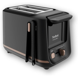 Tefal - Includeo - Grille-pain 2 fentes avec pinces magnétiques - Noir