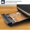Tefal - Includeo - Grille-pain 2 fentes avec pinces magnétiques - Noir