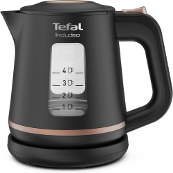 Tefal - Bouilloire électrique Includeo Noire - Ergonomique - 1 L