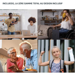Tefal - Bouilloire électrique Includeo Noire - Ergonomique - 1 L