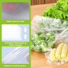 Bonsenkitchen Sacs Sous Vide Alimentaire, 3x28x600cm + 3x20x600cm | Sacs Sous Vide Alimentaire pour Machine Sous Vide et La Cuis