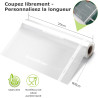 Bonsenkitchen Rouleau de Mise Sous Vide 2 Rouleaux de 20 x 600 cm | Sac Sous Vide Alimentaire pour la Conservation des Aliments 