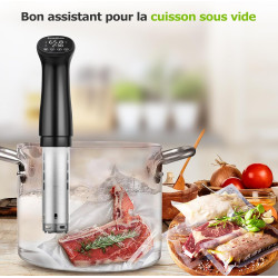Bonsenkitchen Rouleau de Mise Sous Vide 2 Rouleaux de 20 x 600 cm | Sac Sous Vide Alimentaire pour la Conservation des Aliments 