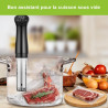 Bonsenkitchen Sacs sous Vide Alimentaire 2 Rouleaux 28 x 600 cm | Sac Sous Vide pour la Conservation des Aliments et la Cuisson,