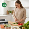 Bonsenkitchen Sacs Sous Vide Alimentaire 2×28cm×300cm & 3×20cm×300cm | Film Résistant à la Déchirure, Compatible Toutes Machines