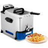 Tefal - Oleoclean - Friteuse semi-professionnelle compacte - 3,5 L - Inox | Friteuse électrique avec huile - Système breveté de 