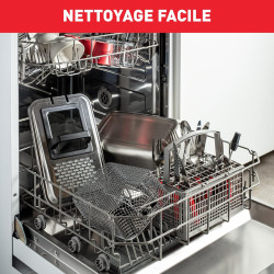 Tefal - Oleoclean - Friteuse semi-professionnelle compacte - 3,5 L - Inox | Friteuse électrique avec huile - Système breveté de 