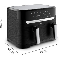 Moulinex Easy fry Essential inox, 8,3L, Jusqu'à 8 personnes, 7 Programmes intuitifs, Air Fryer, Repas complet, synchronisation, 