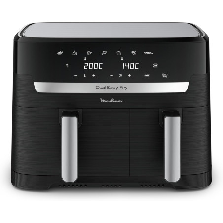 Moulinex - Easy Fry Dual air fryer - 7 programmes - 8,3L - Noir