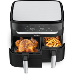 Moulinex - Easy Fry Dual air fryer - 7 programmes - 8,3L - Noir