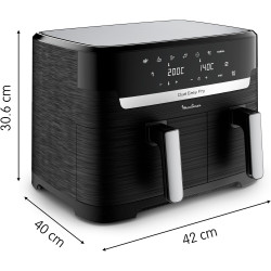 Moulinex - Easy Fry Dual air fryer - 7 programmes - 8,3L - Noir