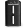 Moulinex - Easy Fry Dual Crispy Stack air fryer - 10 L - Noir | Friteuse sans huile double tiroir verticaux 8 personnes - 7 prog