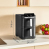 Moulinex - Easy Fry Dual Crispy Stack air fryer - 10 L - Noir | Friteuse sans huile double tiroir verticaux 8 personnes - 7 prog