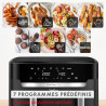 Moulinex - Easy Fry Dual XXL air fryer - 7 programmes - 11 L - Noir | Friteuse sans huile double tiroir pour 10 personnes - Repa
