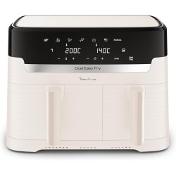 Moulinex Easy fry Collection Ivoire, 8L, Jusqu'à 8 personnes, 6 Programmes intuitifs, Air Fryer, Repas complet, synchronisation,