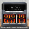 Moulinex - Easy Fry Dual XXL air fryer - 7 programmes - 11 L - Gris | Friteuse sans huile double tiroir pour 10 personnes - Repa