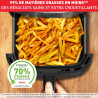 Moulinex - Easy Fry & Grill Friteuse sans huile 4-8 programmes - 6 L | Air fryer 2en1 avec gril fonte pour 6 personnes - 8 progr