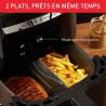 Moulinex Easy Fry & Grill XXL Friteuse sans huile + gril, Capacité 6,5 L, Jusqu’à 8 personnes, 8 programmes automatiques, Sépara