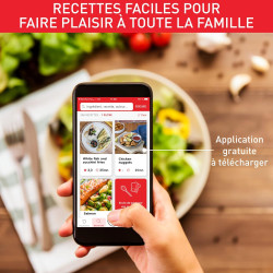 Moulinex Easy Fry & Grill XXL Friteuse sans huile + gril, Capacité 6,5 L, Jusqu’à 8 personnes, 8 programmes automatiques, Sépara