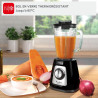 Moulinex - Blender Blendforce Noir 800W Bol verre 1.75 L | Mixeur puissant 800 W pour préparer des smoothies, Sauces et glace pi