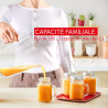 Moulinex - Blender Blendforce Essential 450W Bol plastique 1.85L Bleu nuit | Appareil a smoothie pour mixer rapidement vos prépa