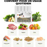 Rouleau Sous Vide Alimentaire, 10 Rouleau Film Sous Vide Alimentaire sans BPA, 5 Rouleaux 28x300cm et 5 Rouleaux 20x300cm Sac So