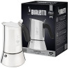 Bialetti - Nouvelle cafetière expresso Venus Induction, Plaque de cuisson en acier inoxydable, Adaptée à toutes les sources de c