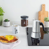 Bialetti - Nouvelle cafetière expresso Venus Induction, Plaque de cuisson en acier inoxydable, Adaptée à toutes les sources de c