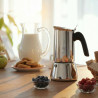 Bialetti - Nouvelle cafetière expresso Venus Induction, Plaque de cuisson en acier inoxydable, Adaptée à toutes les sources de c