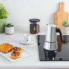 Bialetti - New Venus Induction, Cafetière Expresso en Inox, Adaptée à Tous Les Types de Plaques de Cuisson, 10 Tasses (460 Ml), 