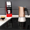 Bialetti New Venus cafetière 4 tasses, poignée anti-brûlure, ne convient pas à l'induction, 4 tasses (170 ml), Acier inoxydable,