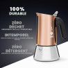 Bialetti New Venus cafetière 4 tasses, poignée anti-brûlure, ne convient pas à l'induction, 4 tasses (170 ml), Acier inoxydable,