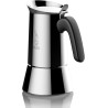Bialetti Venus Caffettiera in Acciaio Inox, Adatta all'Induzione, Inossidabile, Argento, 6 tasses