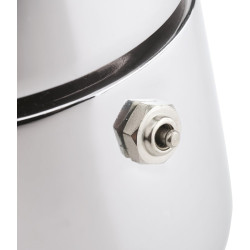 Bialetti Venus Caffettiera in Acciaio Inox, Adatta all'Induzione, Inossidabile, Argento, 6 tasses