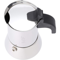 Bialetti 0001698 Cafetière Italienne, Acier Inoxydable, Argent, 2 Tasses